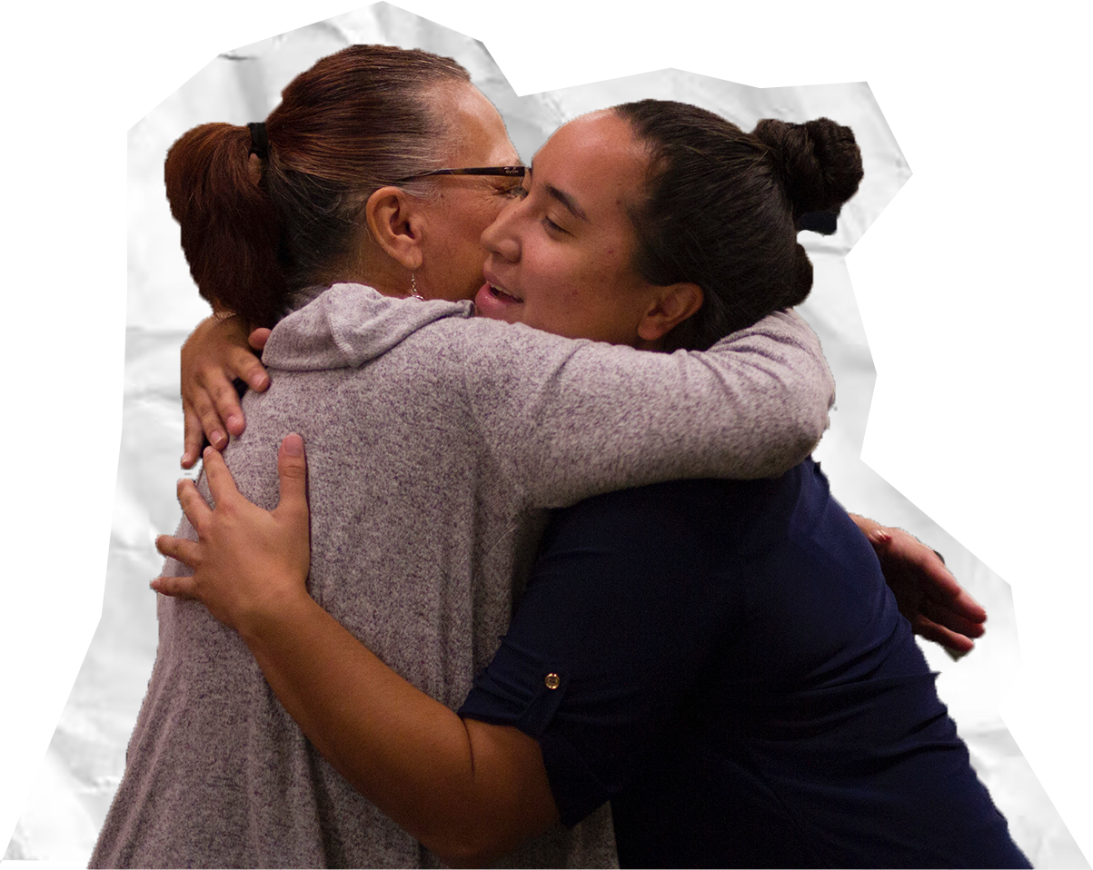 People hugging